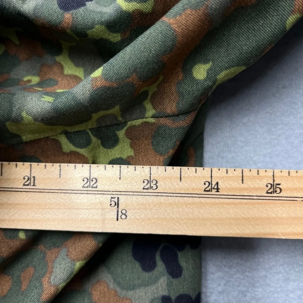 VTG 1994 German Flecktarn Camo Gore Tex Style Rain Parka Jacket 48/50 Bundeswehr